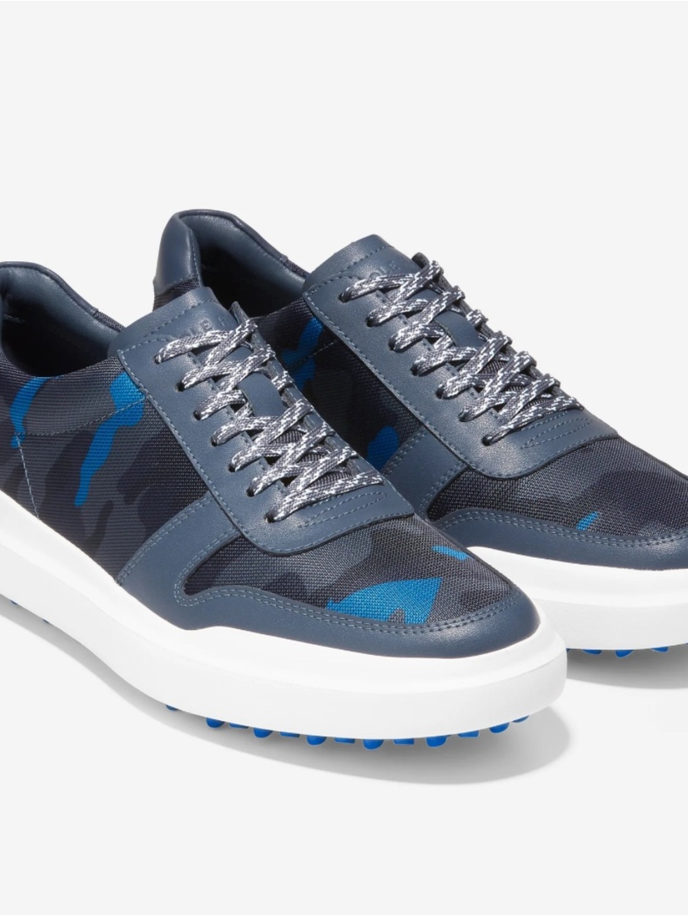 Cole Haan Grand series Golf Shoes, blue camuflaje